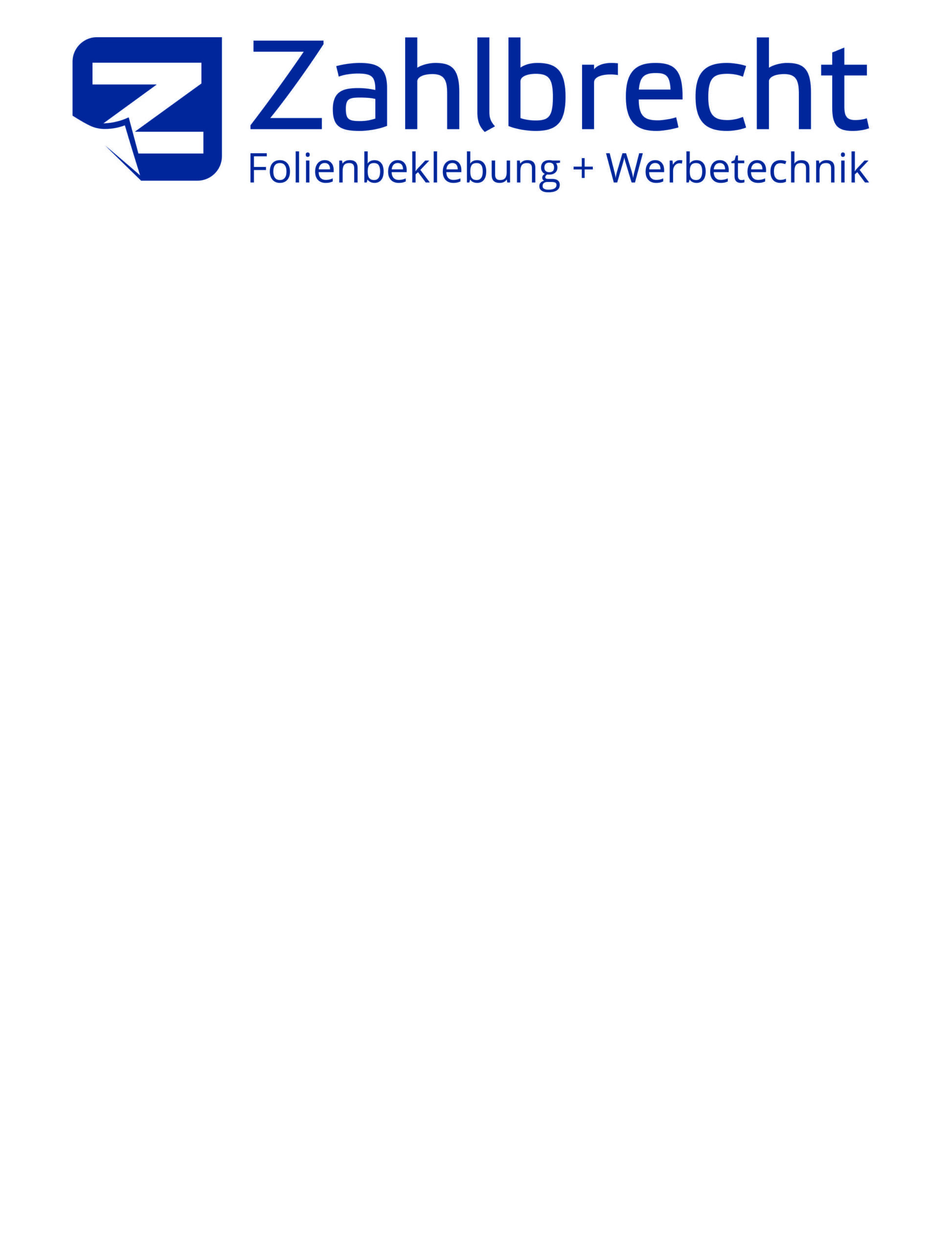 Zahlbrecht Folienbeklebung + Werbetechnik - Raphael Zahlbrecht Folienbeklebung + Werbetechnik - Raphael