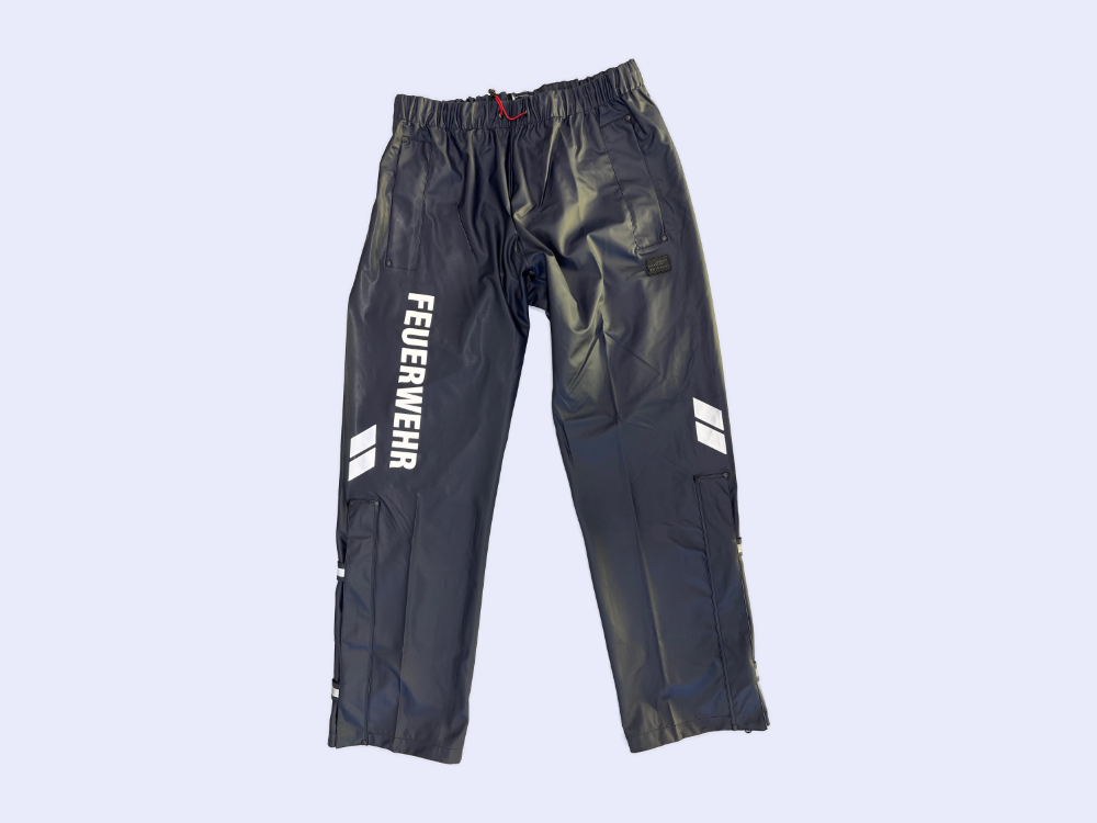 Feuerwehr Regenhose blau