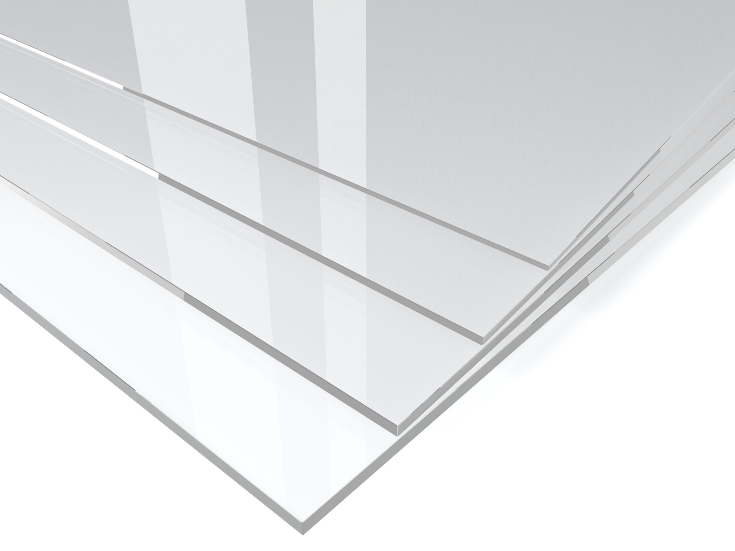 PLEXIXGLAS® GS / XT Massivplatten aus Acrylglas Gruppenbilder / Stapel