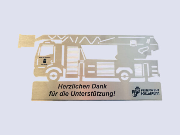 _Feuerwehr_Edelstahlaufsteller_Drehleiter 2